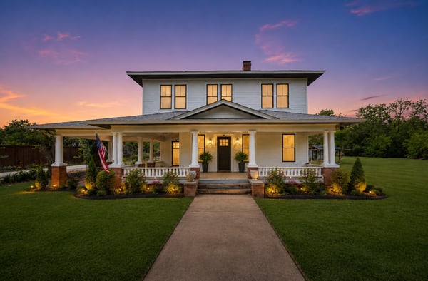 Digitally Enhanced Exterior Image of Home