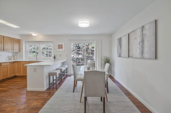 Dining and kitchen