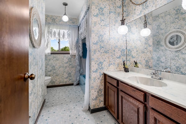 Hall bath