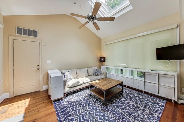 Skylights and walls of windows - so much light!