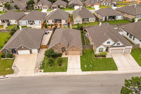 Well-maintained homes in a friendly neighborhood, featuring spacious yards and convenient access to local amenities.