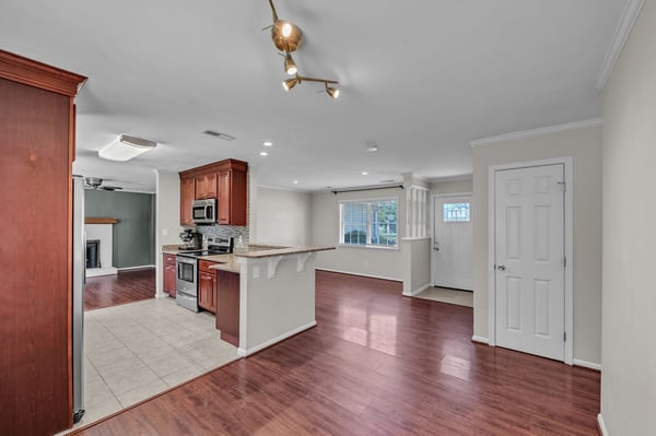 KITCHEN OPENS TO LIVING, DINING, AND FAMILY ROOM, GREAT FOR ENTERTAINING