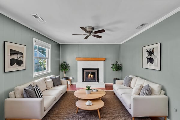 VIRTUALLY STAGED FAMILY ROOM