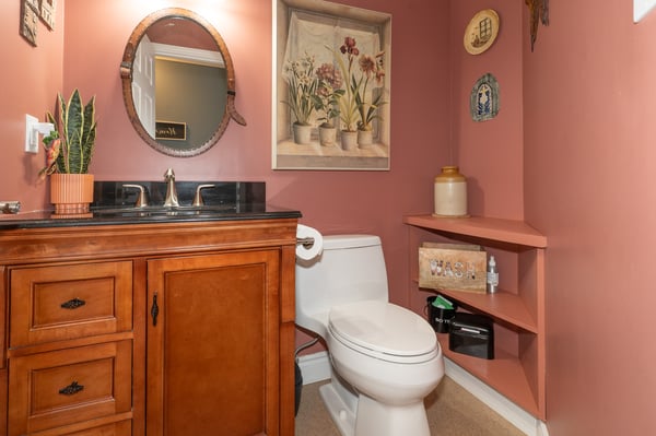 Main floor two-piece bathroom