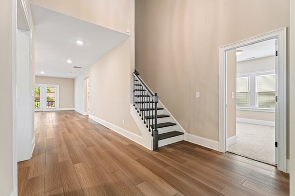 Spacious foyer with views all the way to the backyard!