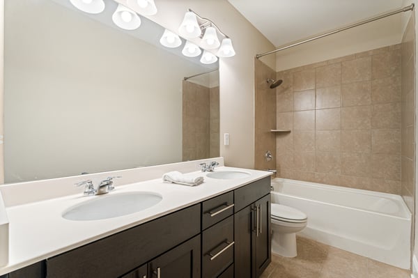 Large vanity area!