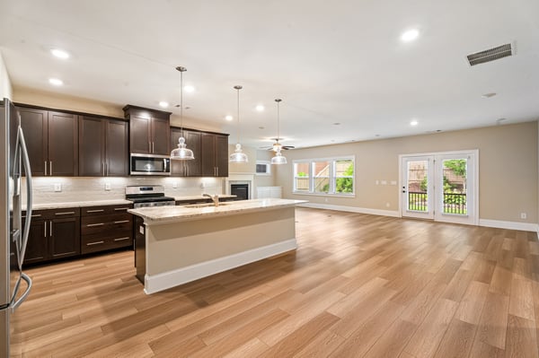 Open concept with oversized rooms!