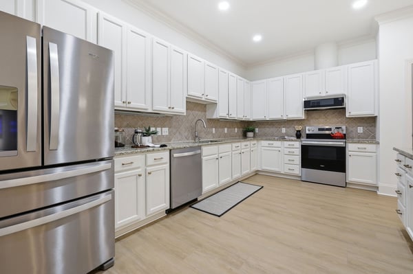 Kitchen with new appliances