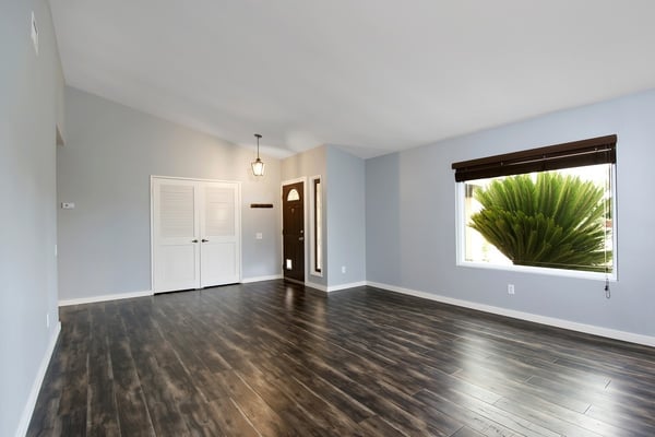 Entry and front room.