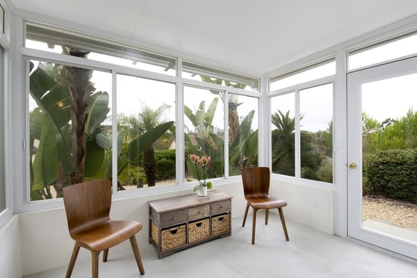 Front sunroom.