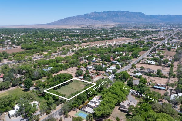 Rare Los Ranchos Opportunity – Lush, Green, and Ready to Build