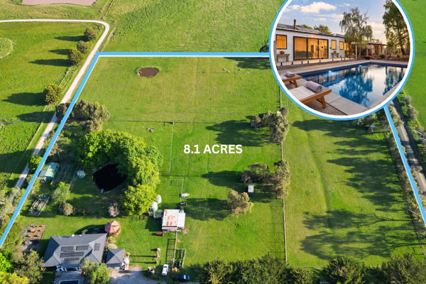 Eight Acres, Four Bedrooms, a Heated Pool, and the Life You've Been Putting Off