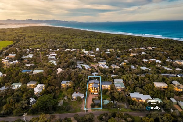 Elevated above the hamlet, uninterrupted across Corner Inlet Marine Park.