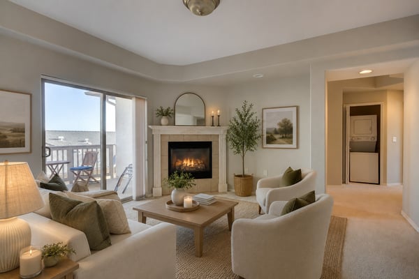 Living Room, Virtually Staged