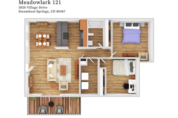 3020 Village Drive, #121, Steamboat Springs, CO