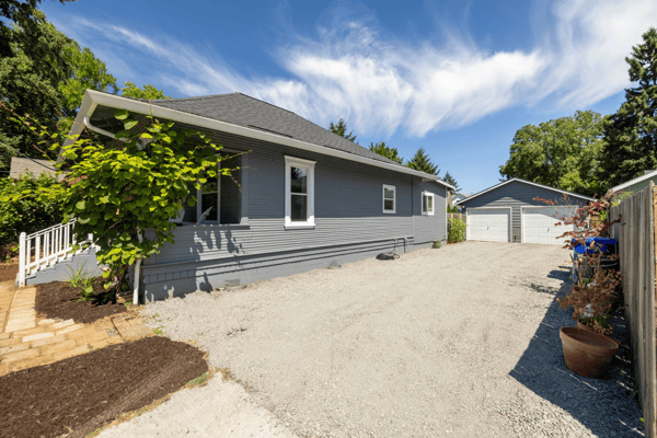 Discover this inviting home featuring ample outdoor space and convenient off-street parking in a quiet neighborhood.