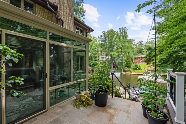 Patio off the Conservatory