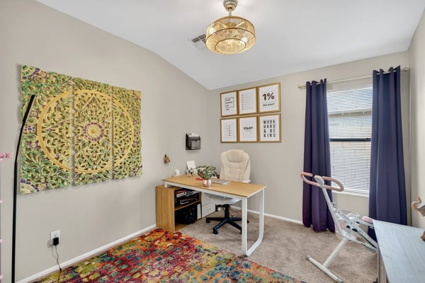 Adaptable space for office, bedroom, or hobbies. Bright and functional layout fits a variety of needs in this Casa Grande home.