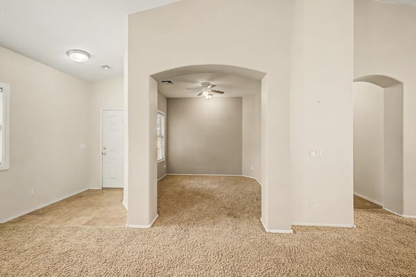 Versatile bonus room ideal for a home office, den, playroom, fitness space, or hobby room, offering flexibility to fit a variety of lifestyles.