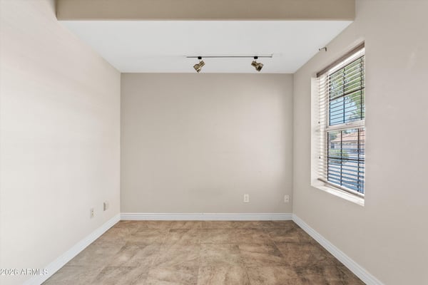 This versatile flex room offers natural light, durable tile flooring, and endless possibilities as an office, hobby room, playroom, or additional bedroom to fit your lifestyle.
