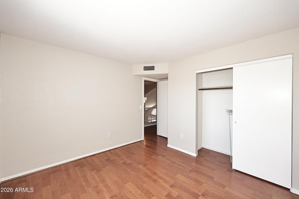 Alternate view highlights the roomy fourth bedroom with ample closet space and flexible functionality for today's lifestyle.