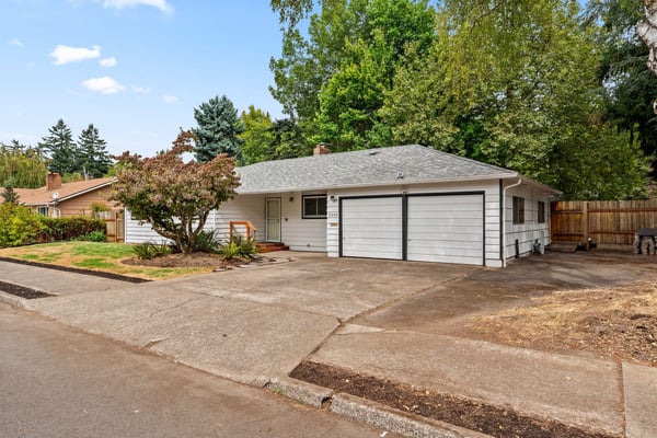 Front Exterior and Driveway