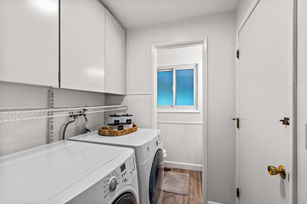 Laundry Room and Bathroom Entrance