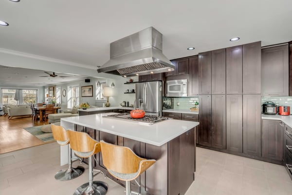 Two Pull-Out Pantries, Island Storage On Both Sides