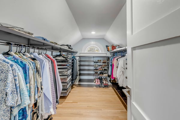 Large Walk-In Closet w/Additional Attic Storage Too