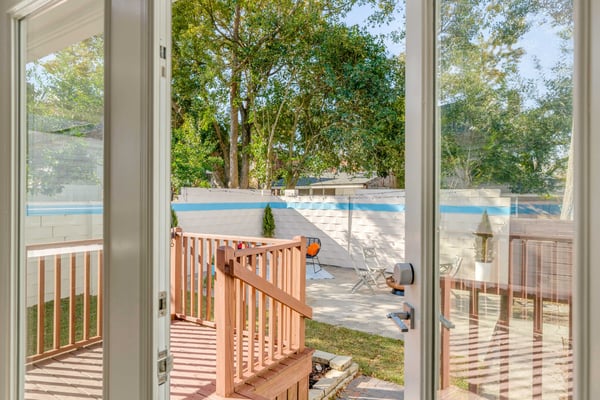 Private Rear Garden And Patio