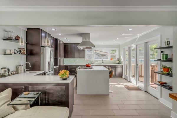 30" Deep Quartz Counters, 2 pantries.
