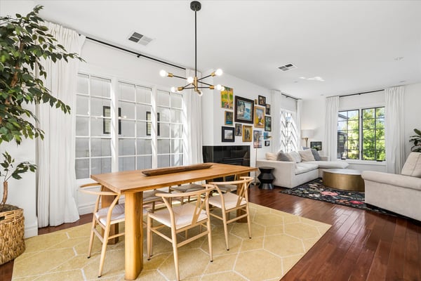 Bright and open space.