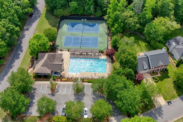 Active swim/tennis community with a number of social events throughout the year