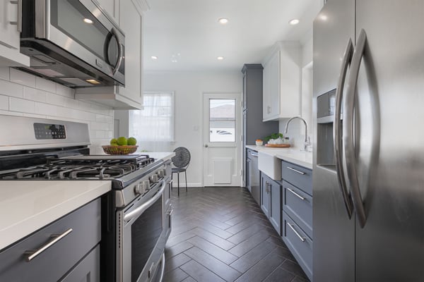 Stainless Frigidaire appliances