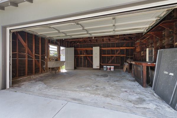 Two car garage
