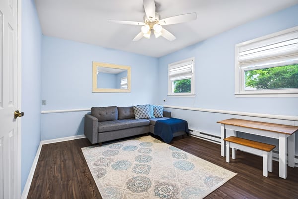 Bright and airy family room.