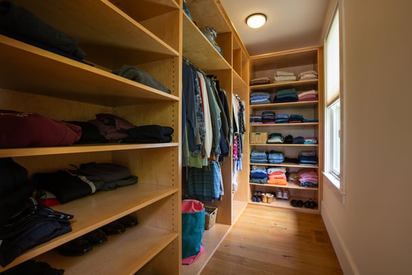 1 of 2 Primary closets