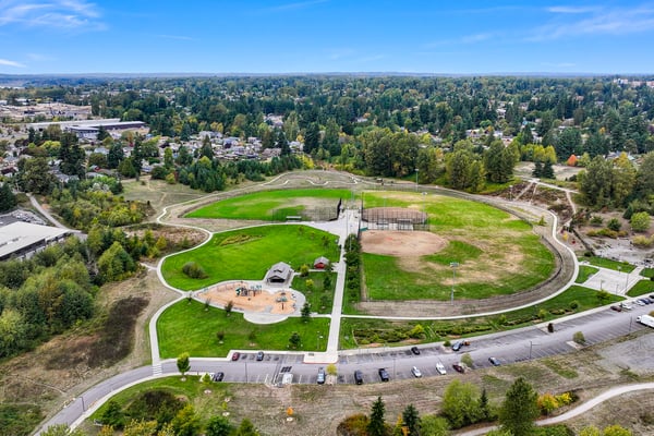 Squalicum Creek Park is just across the street