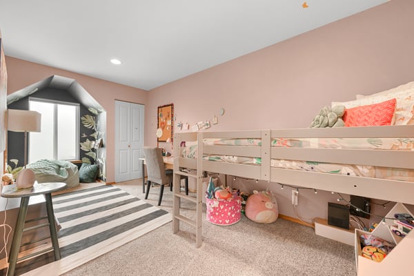 This 3rd bedroom also has its own Samsung mini split and a great reading nook tucked towards the front of the house