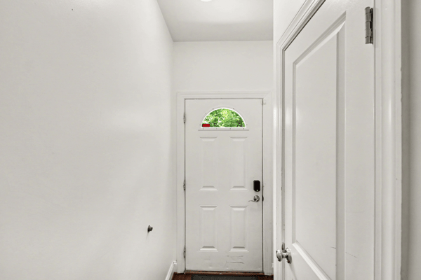 Foyer + utility closet