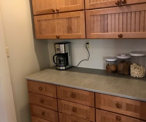 Kitchen Built-in Coffee Bar