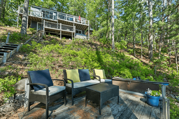 Seating Area by Water