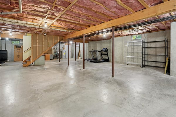 1,414 square feet of unfinished lower level ready for your personal touch!