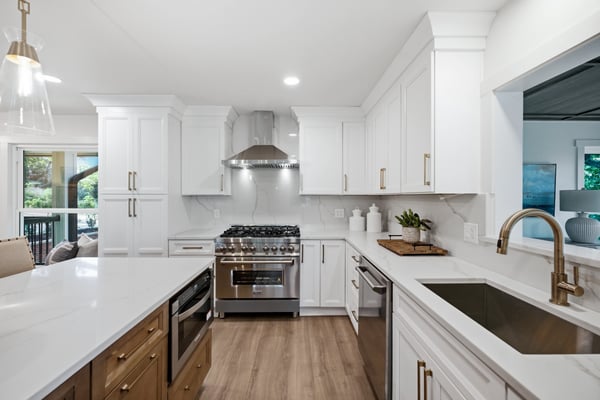 Modern kitchen featuring high-end appliances, ample counter space, and a seamless flow to outdoor living areas.