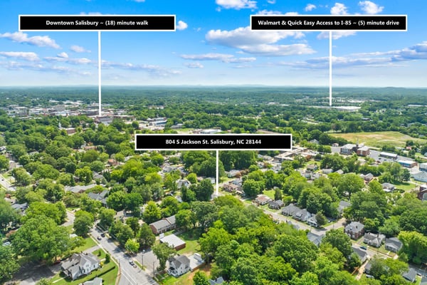 Prime location in Salisbury, just minutes from downtown, Walmart, and easy access to I-85.
