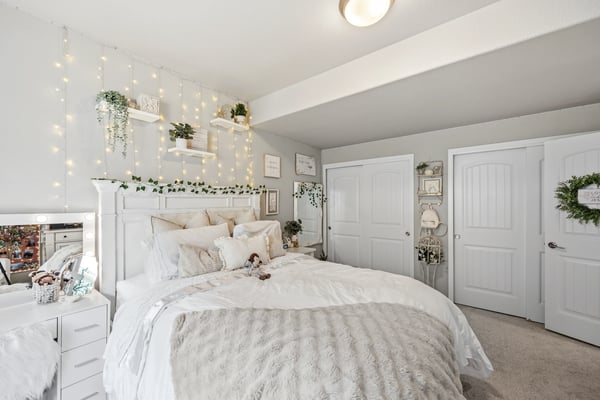 Bedroom in basement.
