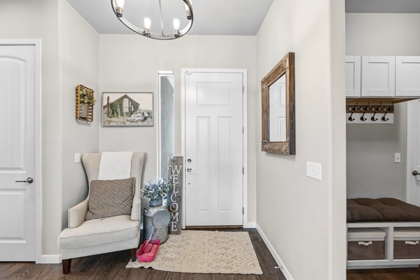 Entry and mudroom