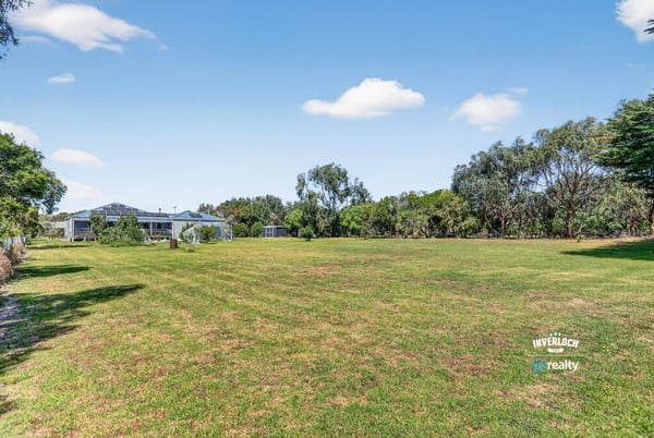 Spacious grassy lot with mature trees, perfect for building your dream home or creating a recreational haven.