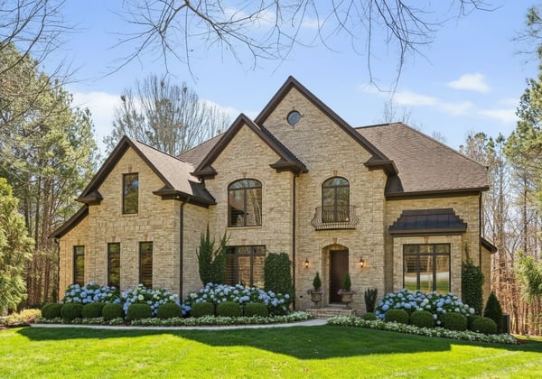 VIRTUAL STAGING: Landscaping around the home has been virtually added.