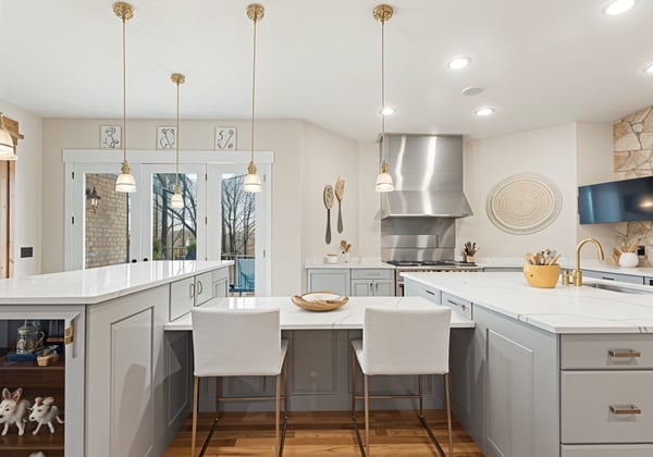 VIRTUALLY STAGED: Lighter colors have been created for the kitchen to reflect a brighter space.
